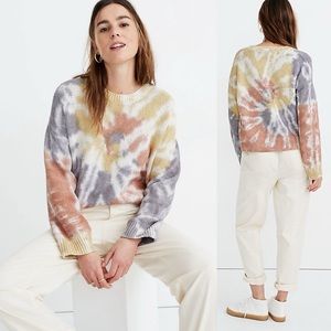 Madewell Tie Dye Westford Pullover Sweater